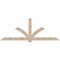 Ekena Millwork Redmond Smooth Timber Gable Bracket, Douglas Fir, 108"W x 40"H x 1 1/2"D x 5 1/2"F, 9/12 Pitch GBW108X40X0206RED00SDF - alternate 1